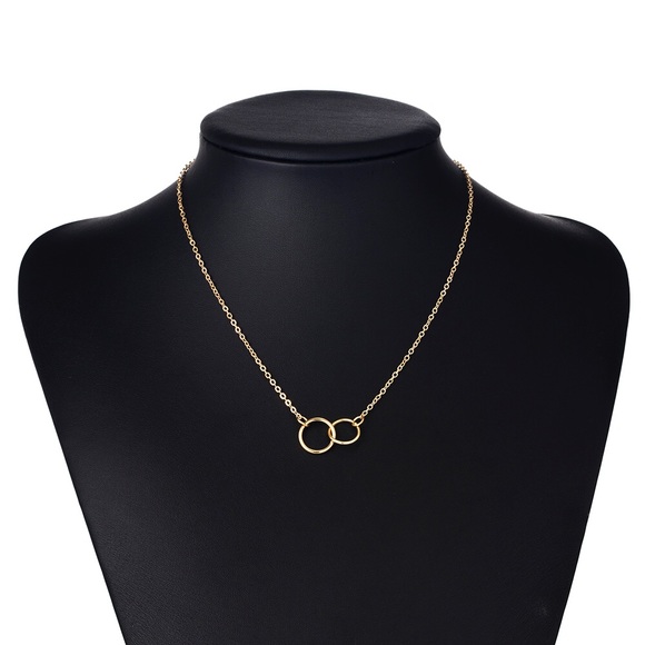 3 for $25⚡️double circle necklace - Picture 3 of 8